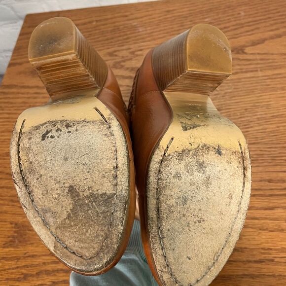 Rag & Bone Harrow Booties in Cognac color w/braided band 39.5 eu or 9.5 us - Picture 5 of 7